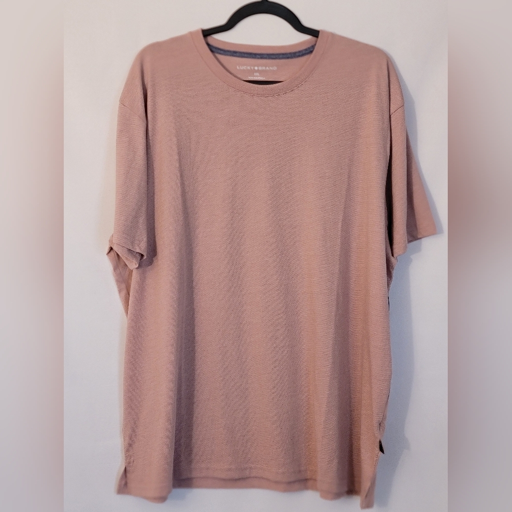 NWT Luck Brand Men's Mauve/Pink T-Shirt Size XXL